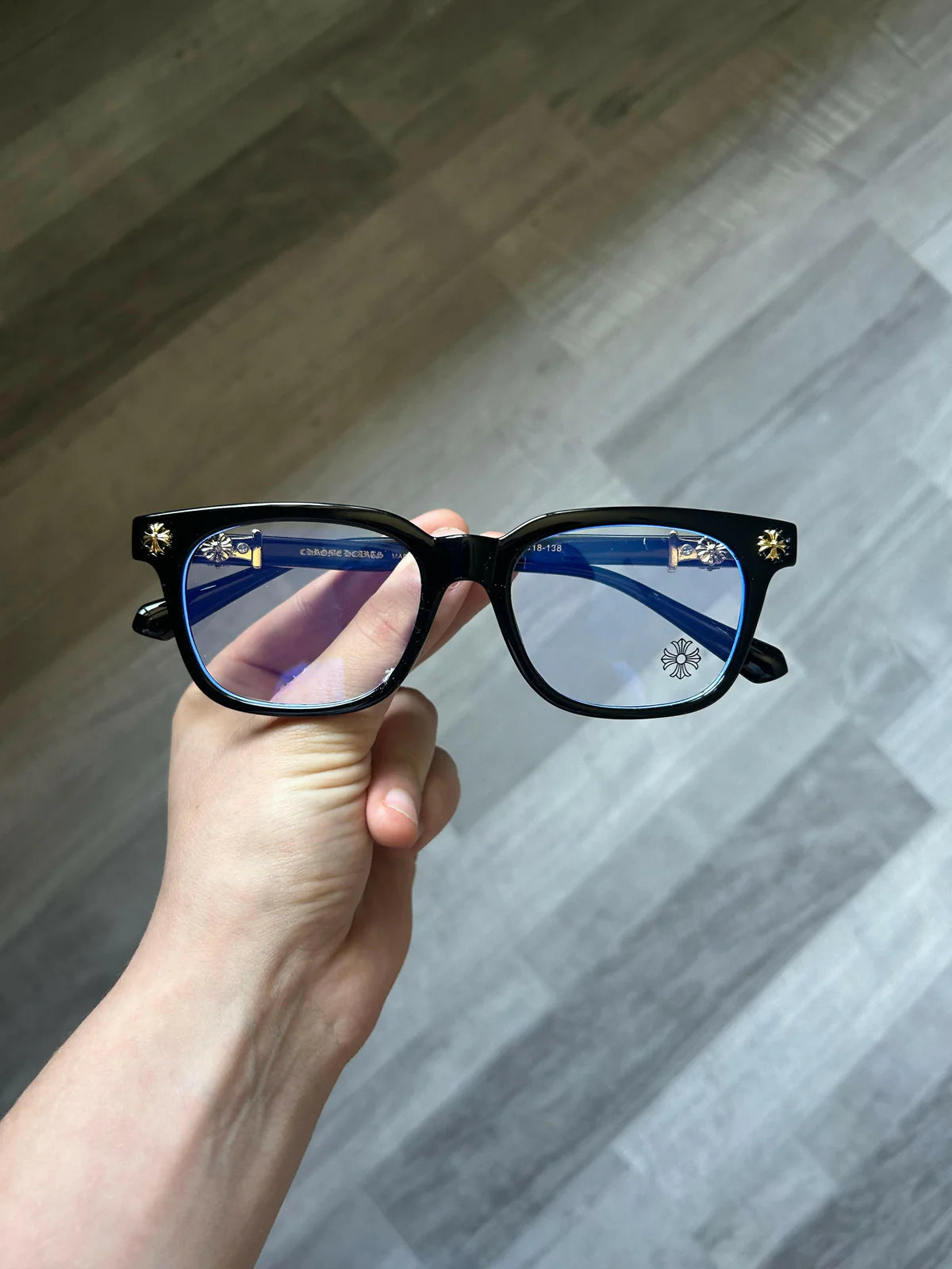 Luxi Chrome Glasses™️ - Black & Gold