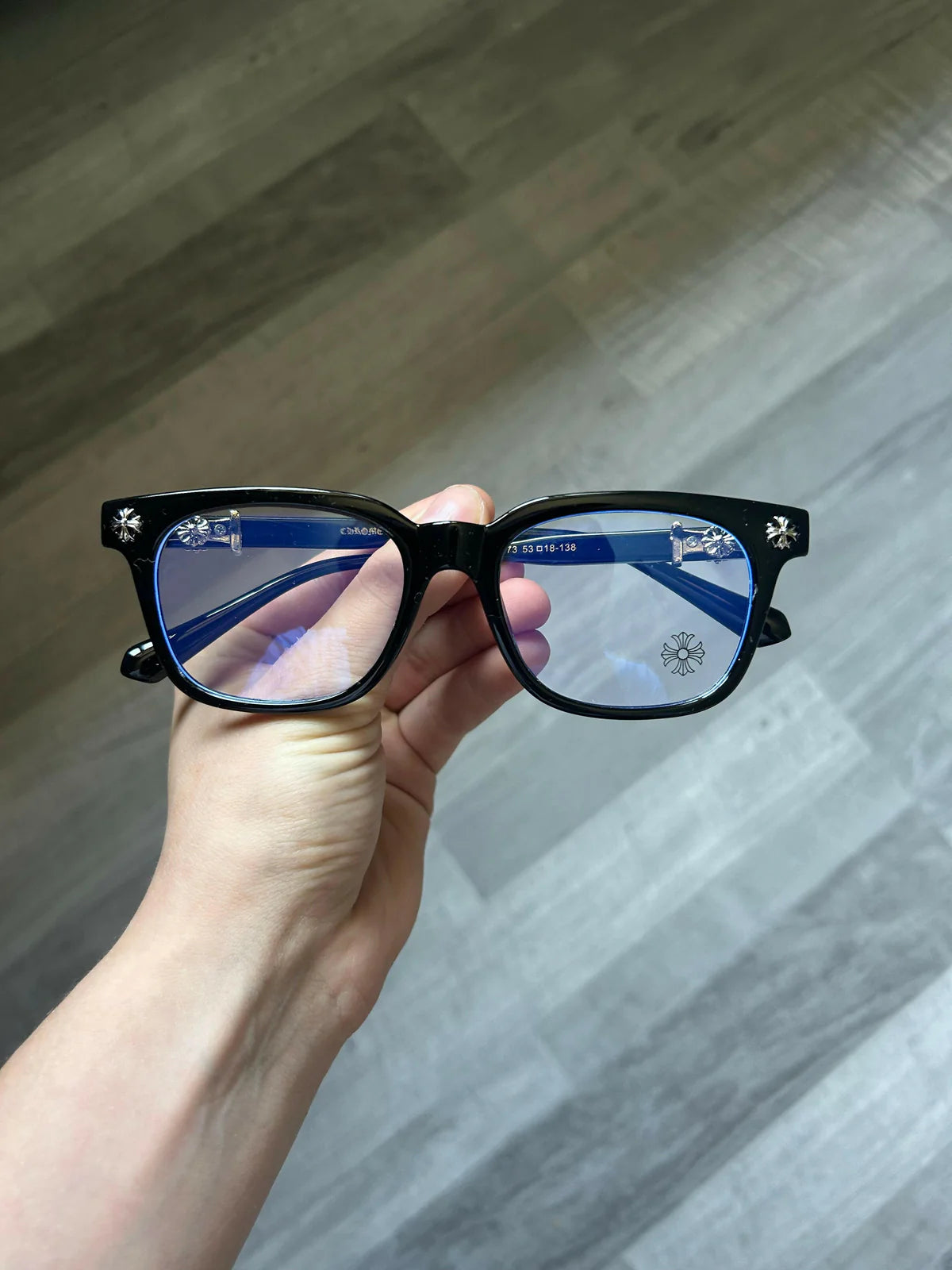 Luxi Chrome Glasses™️ - Black & Silver